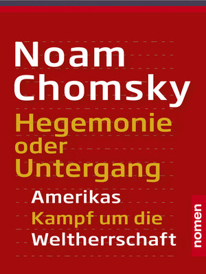 cover image of Hegemonie oder Untergang